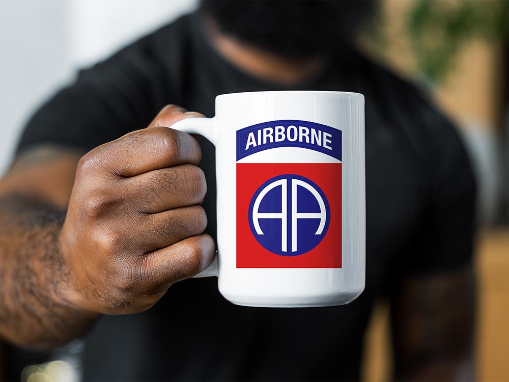 82nd ABN Mug, 82nd Airborne Infantry Division, Army Coffee Cup, Gift Mug, Soldier Gift, Unit Mug, Army Veteran, ETS Gift, PCS Gifts, NCO Gift, 82 Cup, Bestselling Mugs, Dad Gift, Coffee Cup, Military Mug, Unit Insignia, Fort Bragg, Fort Liberty