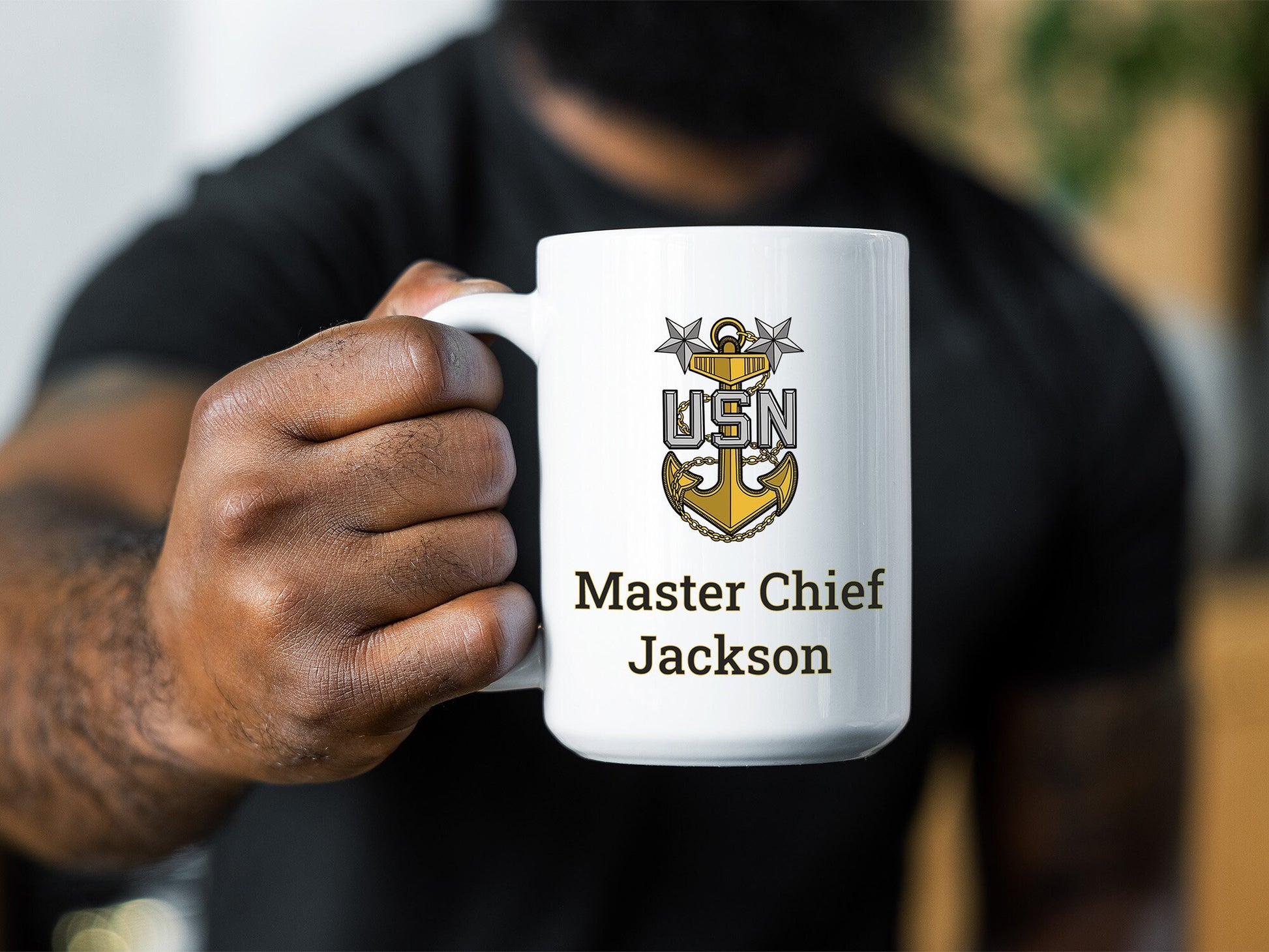 Navy Chief Custom Mug, Personalized Chief Petty Officer Gift for Master Chief NCO mug for Senior Master Cheif, CPO, SCPO, MCPO, USN, Navy Retirement Gifts for Old Goat mug for Personalized Navy Gift, Navy Mugs, Sailor Gift, Old Sailor, Senior Chief