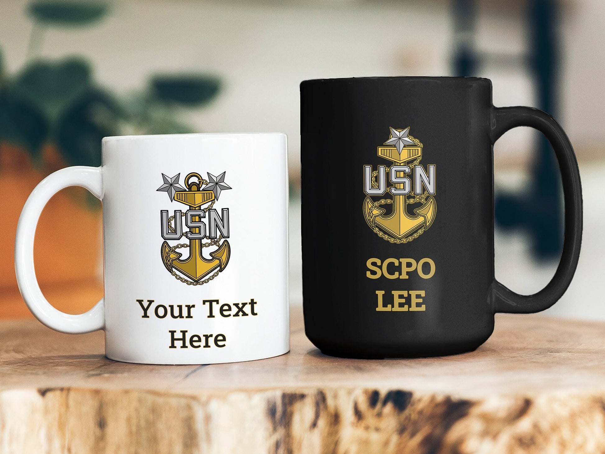 Navy Chief Custom Mug, Personalized Chief Petty Officer Gift for Master Chief NCO mug for Senior Master Cheif, CPO, SCPO, MCPO, USN, Navy Retirement Gifts for Old Goat mug for Personalized Navy Gift, Navy Mugs, Sailor Gift, Old Sailor, Senior Chief