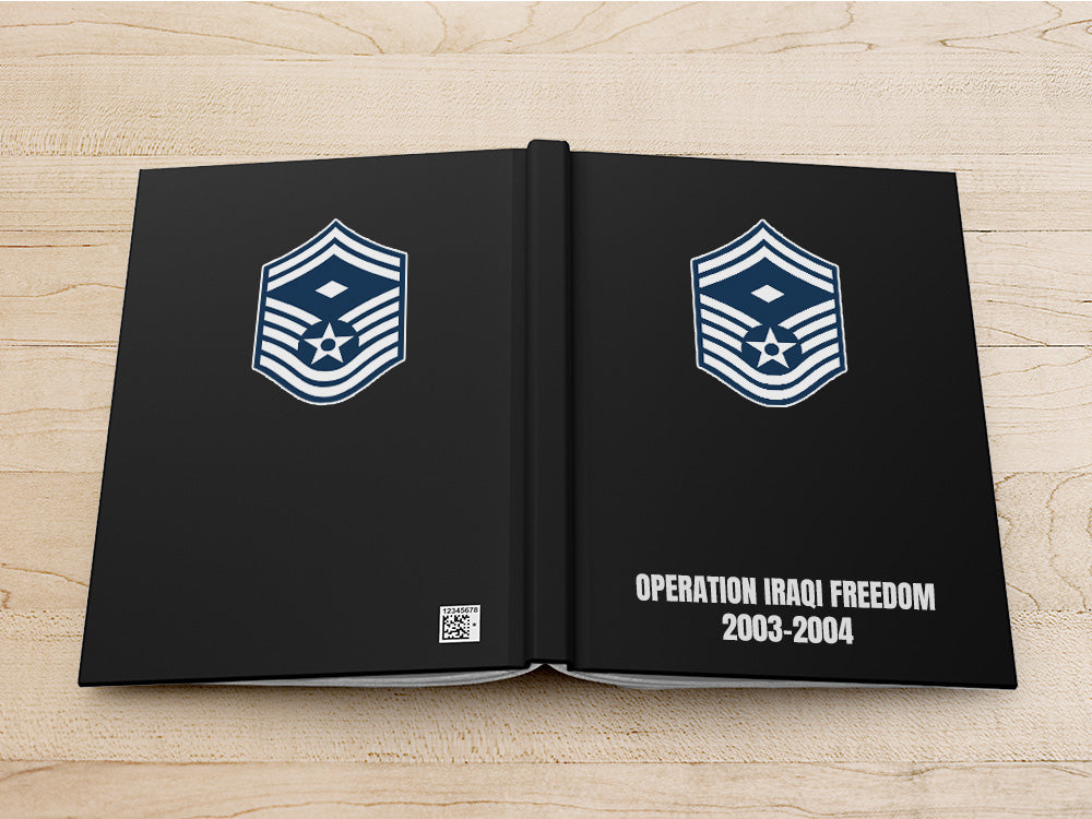 Custom Air Force Notebook, Personalized USAF Journal, Army Gifts, Airman Present, Military Gift, NCO Note book, Sergeant Gift, Military Promotion, Hail and Farewell Gift, Military Stationery, Personalized Retirement Gift, NCO Gift for USAF Veteran