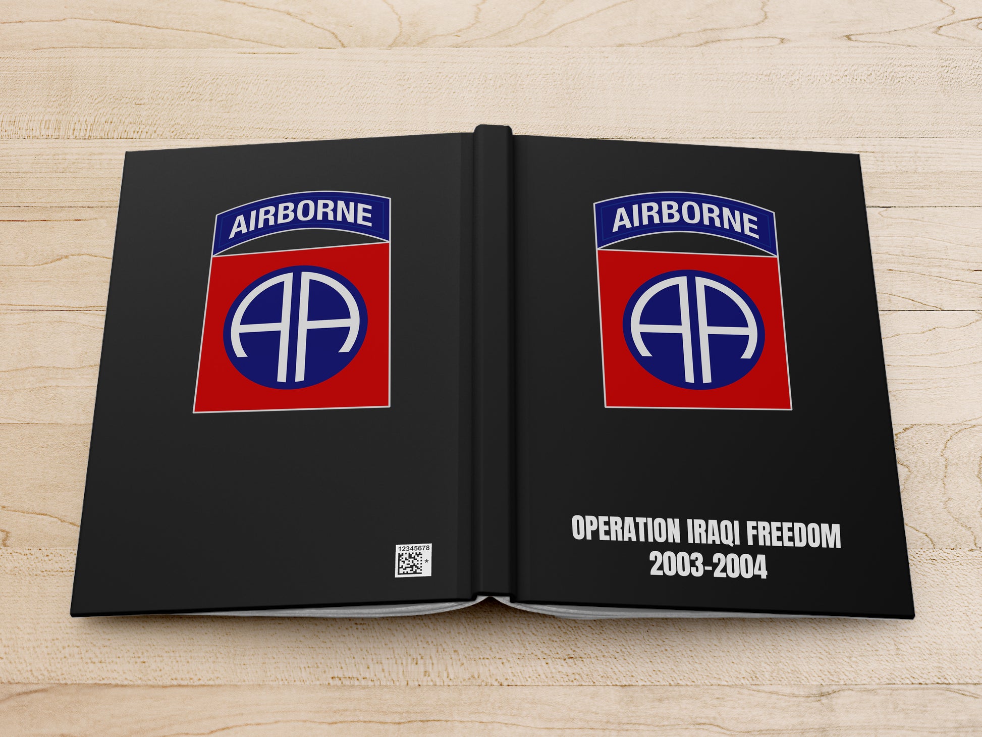 Custom 82nd Airborne Notebook, Personalized 82nd Gift, Paratrooper Gift, Fort Liberty Gifts, Army Stationery, Soldier Gift for Army Retirement Journal for NCO Veteran Infantry  Note book Promotion gift, personalized gifts for soldier at Fort Liberty