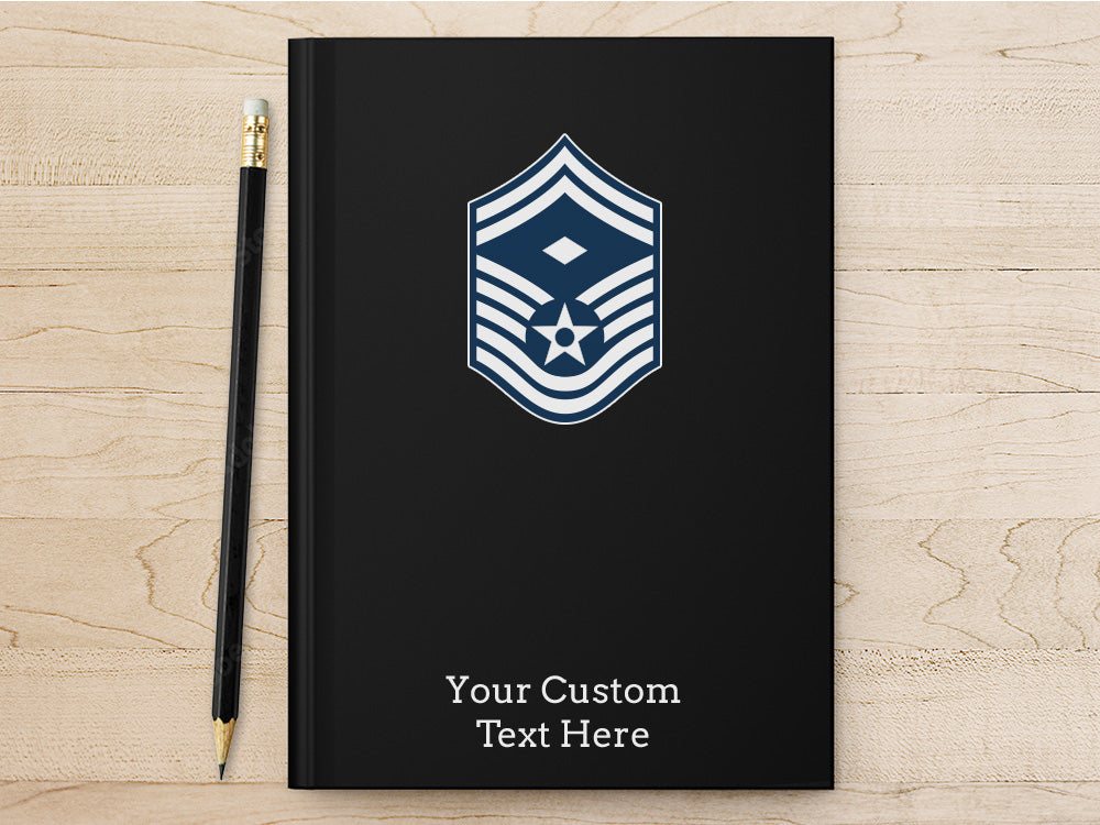 Custom Air Force Notebook, Personalized USAF Journal, Army Gifts, Airman Present, Military Gift, NCO Note book, Sergeant Gift, Military Promotion, Hail and Farewell Gift, Military Stationery, Personalized Retirement Gift, NCO Gift for USAF Veteran