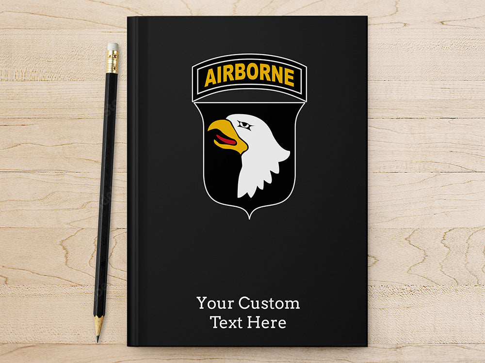 Custom 101st Airborne Notebook, Personalized 101st Gift, Air Assault Gift, Fort Campbell Gifts, Army Stationery, Soldier Gift for Army Retirement Journal for NCO Veteran Infantry  Note book Promotion gift, personalized gifts for soldier at Fort Cambell